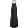 Branded Promotional DUKE 500 ML COPPER VACUUM THERMAL INSULATED SPORTS BOTTLE in Black Solid Sports Drink Bottle From Concept Incentives.