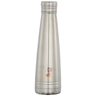 Branded Promotional DUKE 500 ML COPPER VACUUM THERMAL INSULATED SPORTS BOTTLE in Silver Sports Drink Bottle From Concept Incentives.