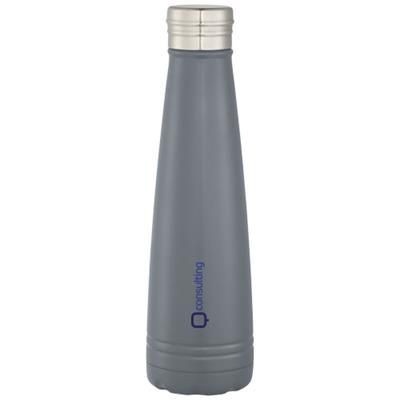 Branded Promotional DUKE 500 ML COPPER VACUUM THERMAL INSULATED SPORTS BOTTLE in Grey Sports Drink Bottle From Concept Incentives.