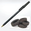 Branded Promotional GREEN & GOOD RECYCLED TYRE PEN in Black Pen From Concept Incentives.