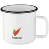 Branded Promotional CAMPFIRE 475 ML MUG in White Solid Mug From Concept Incentives.