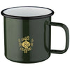 Branded Promotional CAMPFIRE 475 ML MUG in Green Mug From Concept Incentives.