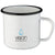 Branded Promotional CAMPFIRE 475 ML MUG in White Solid-black Solid Mug From Concept Incentives.