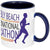 Branded Promotional PIX 330 ML CERAMIC POTTERY SUBLIMATION COLOUR POP MUG in Blue Mug From Concept Incentives.