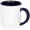 Branded Promotional PIXI 250 ML MINI CERAMIC POTTERY SUBLIMATION COLOUR-POP MUG in Blue Mug From Concept Incentives.