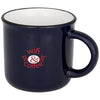 Branded Promotional LAKEVIEW 310 ML CERAMIC POTTERY MUG in Blue Mug From Concept Incentives.