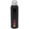 Branded Promotional GUZZLE 820 ML SPORTS BOTTLE in Black Solid Sports Drink Bottle From Concept Incentives.