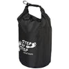 Branded Promotional CAMPER 10 LITRE WATERPROOF BAG in Black Solid Bag From Concept Incentives.