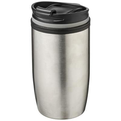 Branded Promotional PRADO 330 ML THERMAL INSULATED TUMBLER in Silver  From Concept Incentives.