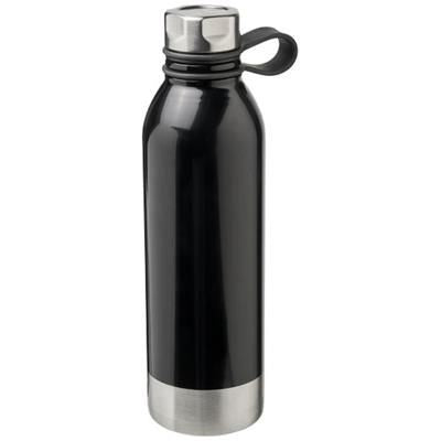 Branded Promotional PERTH 740 ML STAINLESS STEEL METAL SPORTS BOTTLE in White Solid  From Concept Incentives.