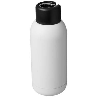 Branded Promotional BREA 375 ML VACUUM THERMAL INSULATED SPORTS BOTTLE in White Solid  From Concept Incentives.