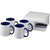 Branded Promotional CERAMIC SUBLIMATION MUG 4-PIECES GIFT SET in Blue Mug From Concept Incentives.