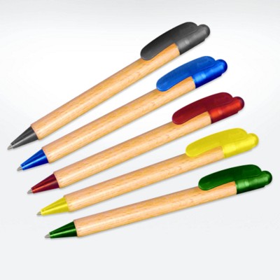 Branded Promotional GREEN EARTH SUSTAINABLE WOOD DANUBE PEN Pen From Concept Incentives.