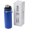 Branded Promotional GESSI 590 ML COPPER VACUUM THERMAL INSULATED SPORTS BOTTLE in Blue Sports Drink Bottle From Concept Incentives.