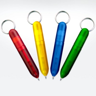 Branded Promotional GREEN & GOOD BIODEGRADABLE KEYRING PEN Pen From Concept Incentives.