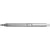 Branded Promotional CLEAR TRANSPARENT PLASTIC BALL PEN in Anthracite Grey Pen From Concept Incentives.