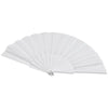 Branded Promotional MAESTRAL FOLDING HANDFAN in Paper Box in White Solid Technology From Concept Incentives.