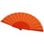 Branded Promotional MAESTRAL FOLDING HANDFAN in Paper Box in Orange Technology From Concept Incentives.