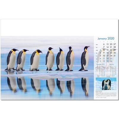 Branded Promotional BLUE PLANET WALL CALENDAR Calendar From Concept Incentives.