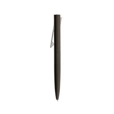 Branded Promotional CLICK BALL PEN GLOSS FINISH in Gunmetal & Silver Pen From Concept Incentives.