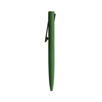 Branded Promotional CLICK BALL PEN MATT FINISH in Green & Black Pen From Concept Incentives.