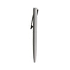 Branded Promotional CLICK BALL PEN MATT FINISH in Silver & Black Pen From Concept Incentives.