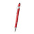 Branded Promotional SATIN STYLUS BALL PEN in Red-silver Pen From Concept Incentives.