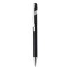 Branded Promotional JUPITER BALL PEN in Black & Silver Pen From Concept Incentives.