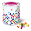 Branded Promotional GOURMET JELLY BEANS in Large Paint Style Tin Sweets From Concept Incentives.