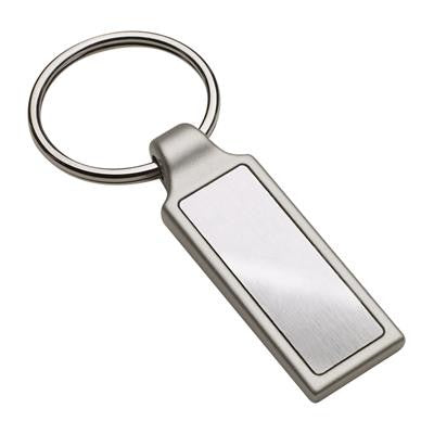 Branded Promotional IRUN RECTANGULAR KEYRING Keyring From Concept Incentives.