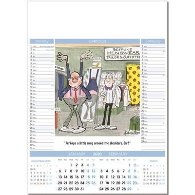 Branded Promotional CARTOON PICTORIAL MEMO WALL CALENDAR Calendar From Concept Incentives.