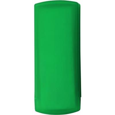 Branded Promotional POCKET PLASTER PACK in Translucent Green Plaster From Concept Incentives.