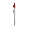 Branded Promotional JAZZ BALL PEN in Silver-red Pen From Concept Incentives.