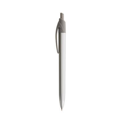 Branded Promotional JAZZ BALL PEN in Silver-grey Pen From Concept Incentives.