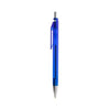 Branded Promotional FROSTY COLOUR BALL PEN in Blue-silver Pen From Concept Incentives.