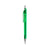 Branded Promotional FROSTY COLOUR BALL PEN in Green-silver Pen From Concept Incentives.