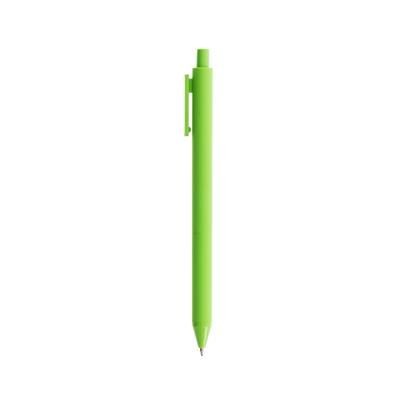 Branded Promotional SOFT TOUCH BALL PEN in Green Pen From Concept Incentives.