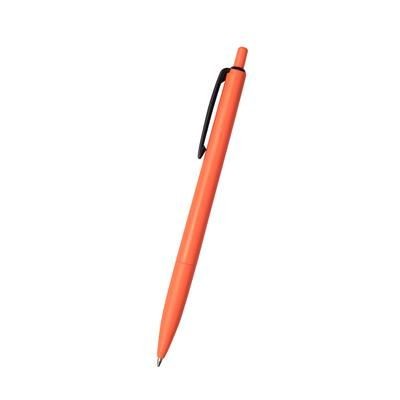 Branded Promotional GLOSS BALL PEN in Orange-black Pen From Concept Incentives.