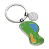 Branded Promotional BLOOMINGTON KEYRING Keyring From Concept Incentives.