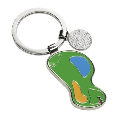 Branded Promotional BLOOMINGTON KEYRING Keyring From Concept Incentives.