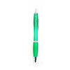 Branded Promotional CURVY COLOUR BALL PEN in Green Pen From Concept Incentives.