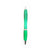 Branded Promotional CURVY COLOUR BALL PEN in Green Pen From Concept Incentives.