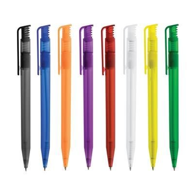 Branded Promotional CALICO BALL PEN FROSTED Pen From Concept Incentives.