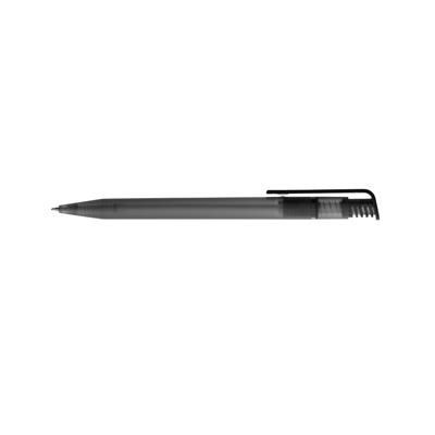 Branded Promotional CALICO BALL PEN in Frosted in Black Pen From Concept Incentives.