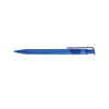 Branded Promotional CALICO BALL PEN in Frosted in Blue Pen From Concept Incentives.