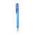 Branded Promotional CALICO ARCTIC FROST BALL PEN in Blue & Silver Pen From Concept Incentives.