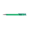 Branded Promotional CALICO ARCTIC FROST BALL PEN in Green & Silver Pen From Concept Incentives.