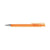 Branded Promotional CALICO ARCTIC FROST BALL PEN in Orange & Silver Pen From Concept Incentives.