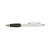 Branded Promotional CURVY BALL PEN in White & Black Pen From Concept Incentives.