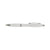 Branded Promotional CURVY BALL PEN in White Pen From Concept Incentives.